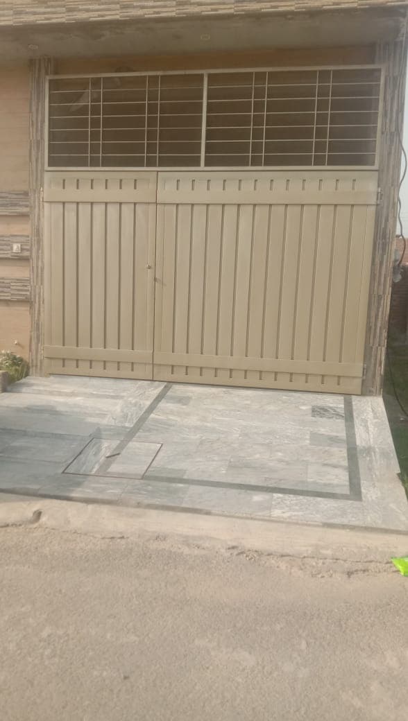 Beige Driveway Gate — Iron Gate — Babar Fiber Glass